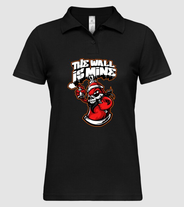 Graffiti model negru pe tricou
