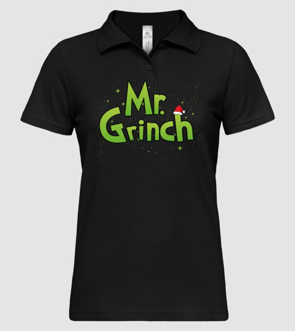 Grinch Family Mr Grinch model negru pe tricou