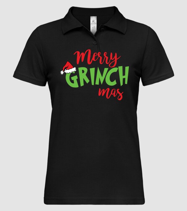 Grinchmas model negru pe tricou