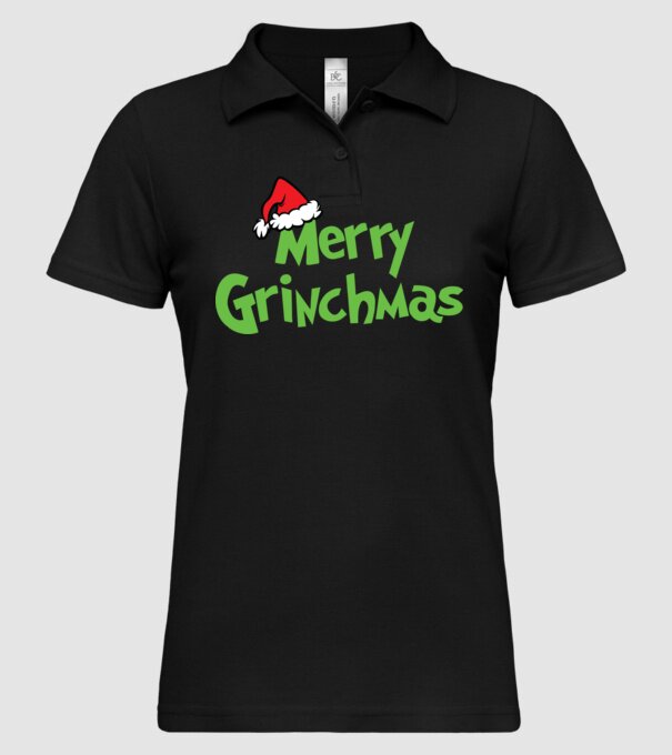 Grinchmas model negru pe tricou