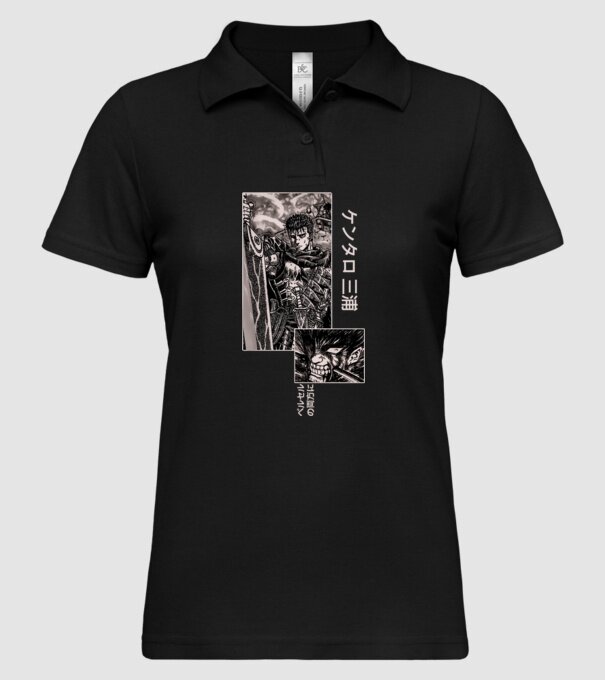 Guts Berserk model negru pe tricou