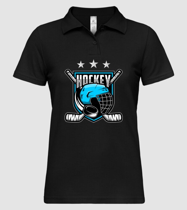 Hockey model negru pe tricou
