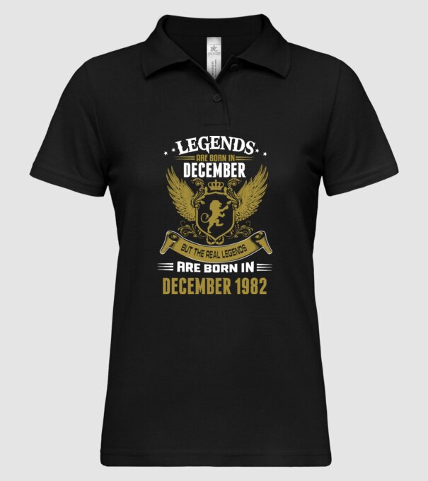 Legends born model negru pe tricou