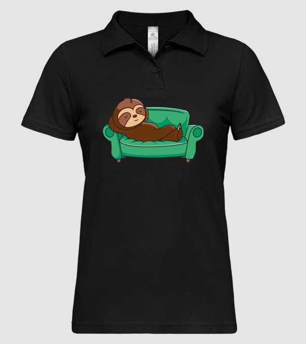 Leneș model negru pe tricou