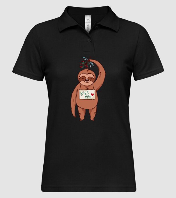 Leneș model negru pe tricou