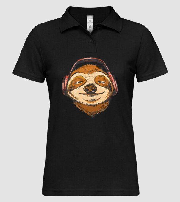 Leneș model negru pe tricou