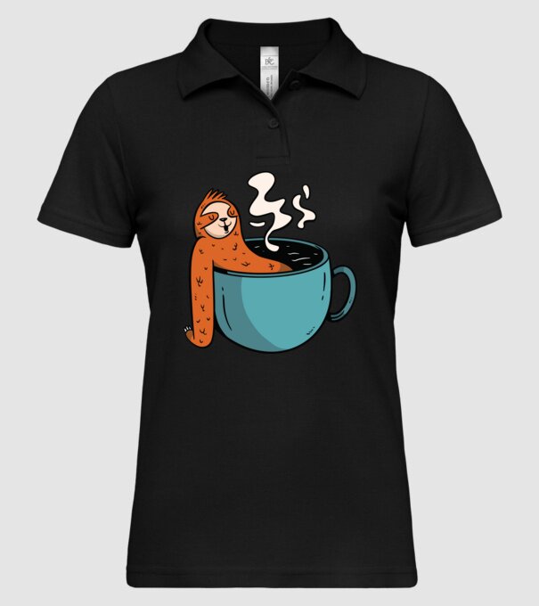 Leneș model negru pe tricou