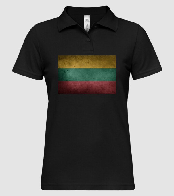 LITHUANIA model negru pe tricou