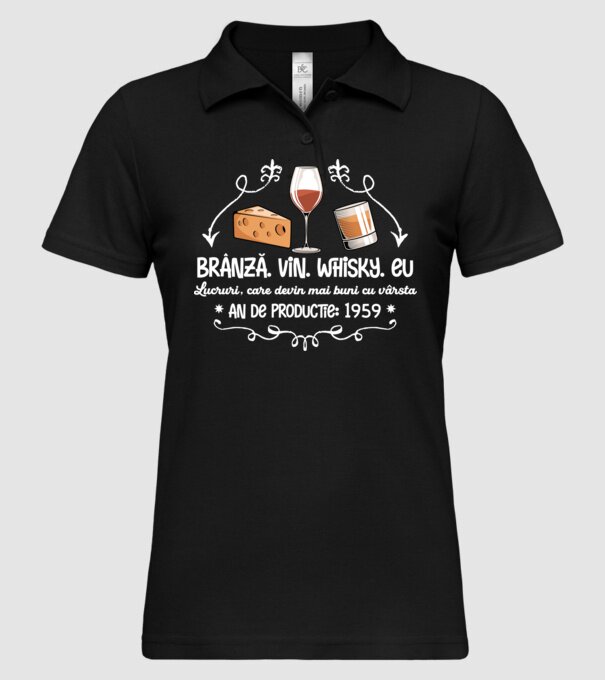Lucruri, care devin mai buni cu vârsta 1959 65 de ani model negru pe tricou