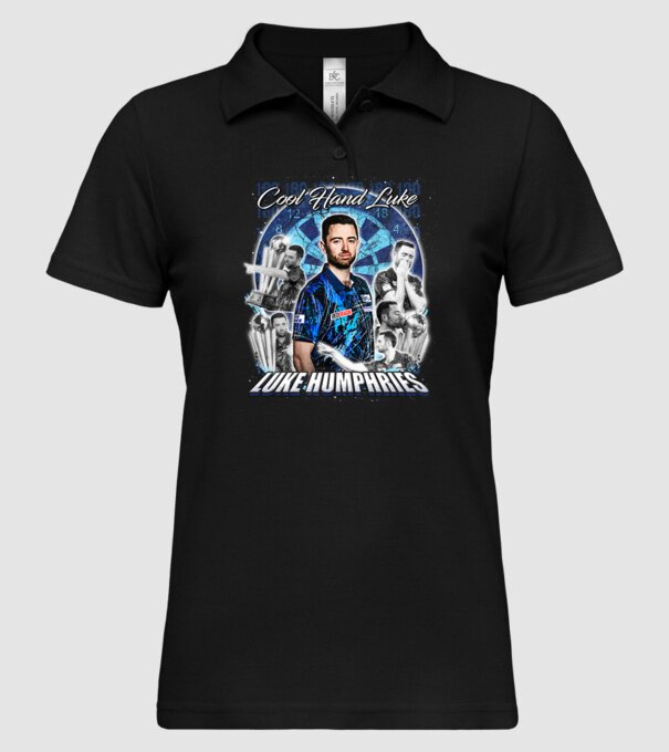 Luke Humphries Cool hand Luke model negru pe tricou