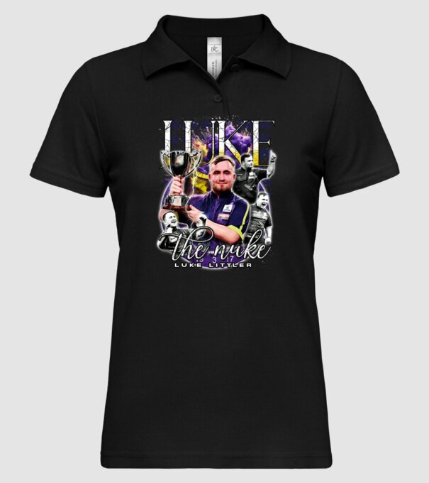 Luke the nuke model negru pe tricou