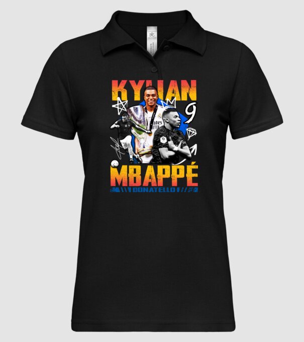 Mbappé tribute model negru pe tricou