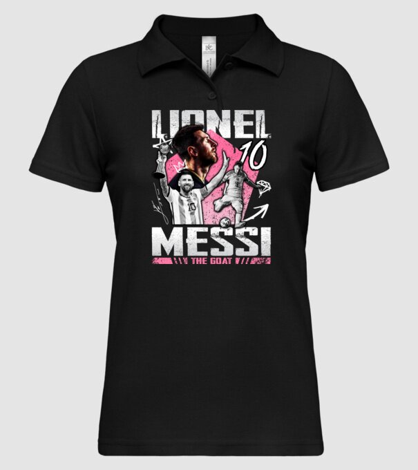 Messi tribute model negru pe tricou