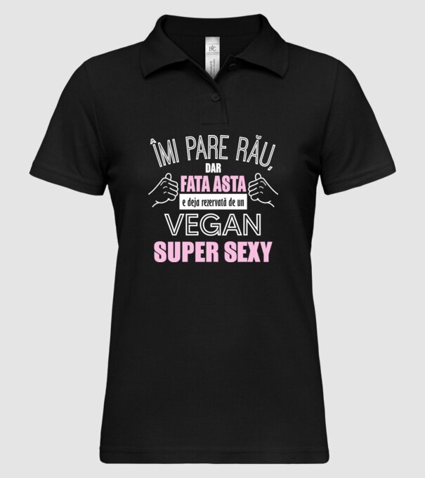 mi pare rău, dar fata asta e deja rezervată de un vegan super sexy model negru pe tricou