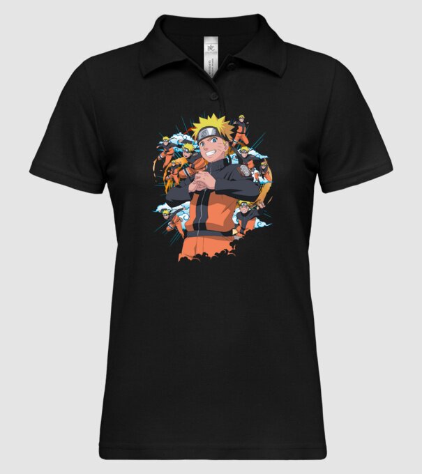 NARUTO model negru pe tricou