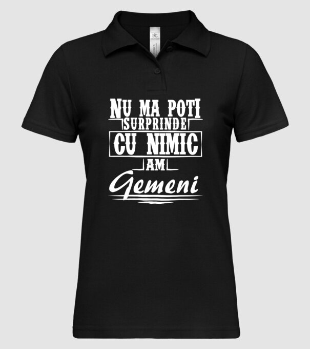 Nu mă poți surprinde cu nimic, am gemeni model negru pe tricou