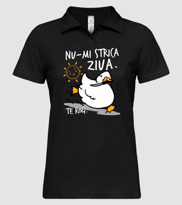 Nu-mi strica ziua. model negru pe tricou