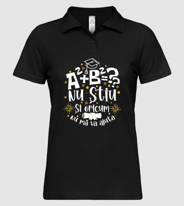 Nu știu, și oricum nu mă va ajuta model negru pe tricou