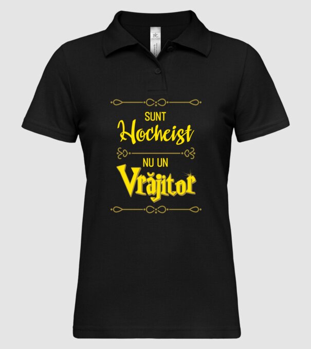 sunt hocheist, nu un vrăjitor model negru pe tricou