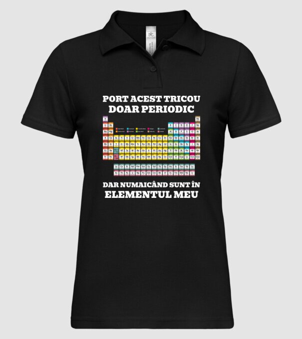 port acest tricou doar periodic, dar numai când sunt în elementul meu model negru pe tricou