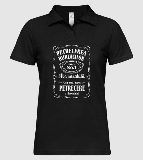 petrecerea burlacilor - memorabilă - cea mai mare petrecere a deceniului model negru pe tricou
