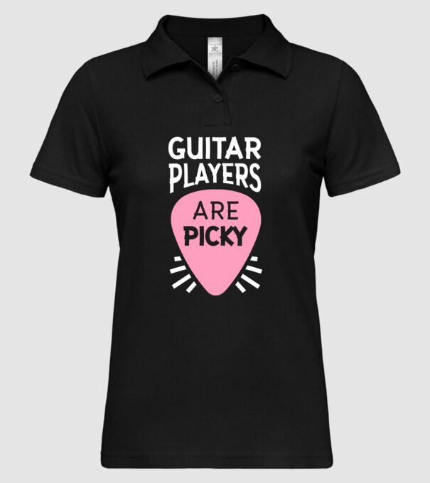 Picky model negru pe tricou