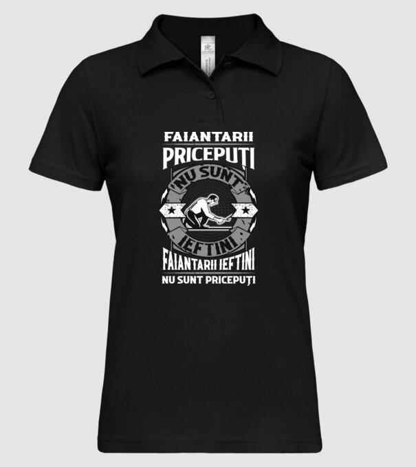 faianțarii pricepuți nu sunt ieftini, faianțarii ieftini nu sunt pricepuți model negru pe tricou