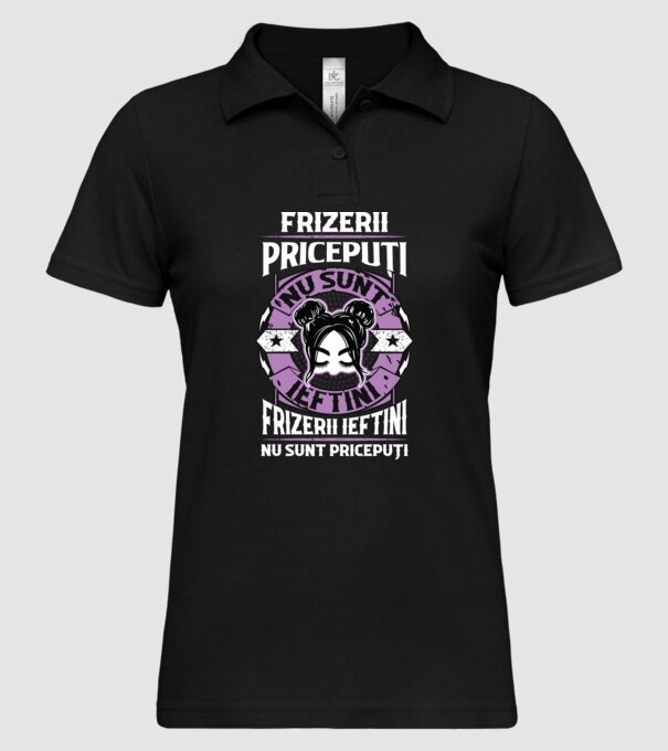 frizerii pricepuți nu sunt ieftini, frizerii ieftini nu sunt pricepuți model negru pe tricou