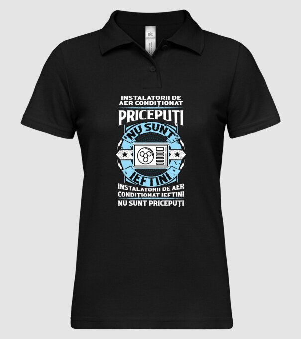 instalatorii de aer condiționat pricepuți nu sunt ieftini, instalatorii de aer condiționat ieftini nu sunt pricepuți model negru pe tricou