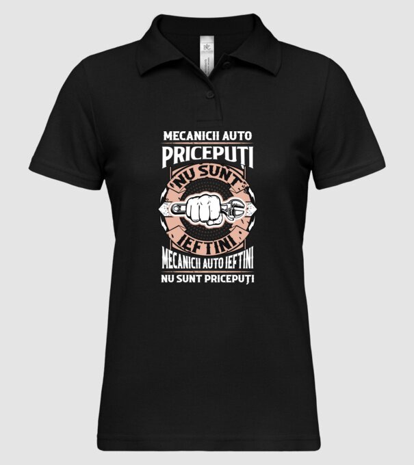 mecanicii auto pricepuți nu sunt ieftini, mecanicii auto ieftini nu sunt pricepuți model negru pe tricou