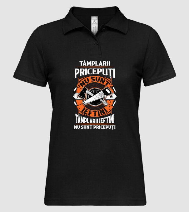 tâmplarii pricepuți nu sunt ieftini, tâmplarii ieftini nu sunt pricepuți model negru pe tricou