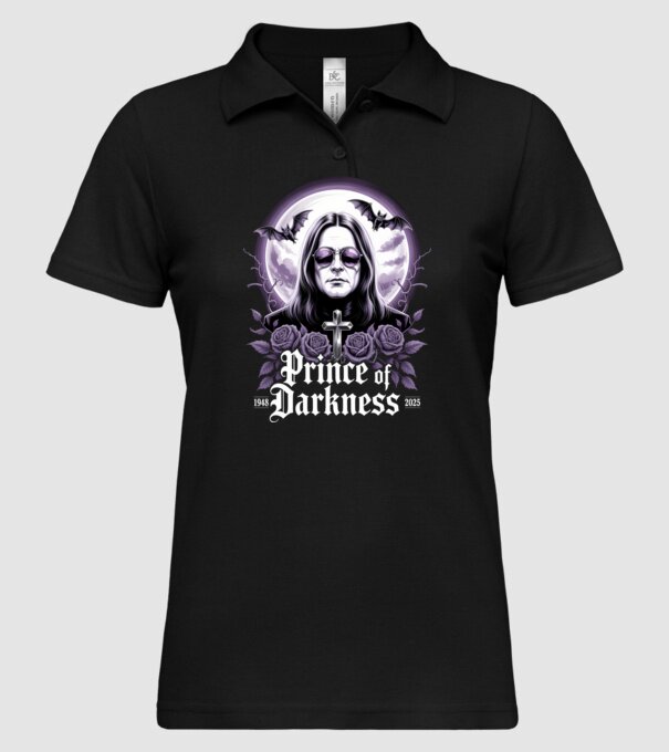 Prince of Darkness model negru pe tricou