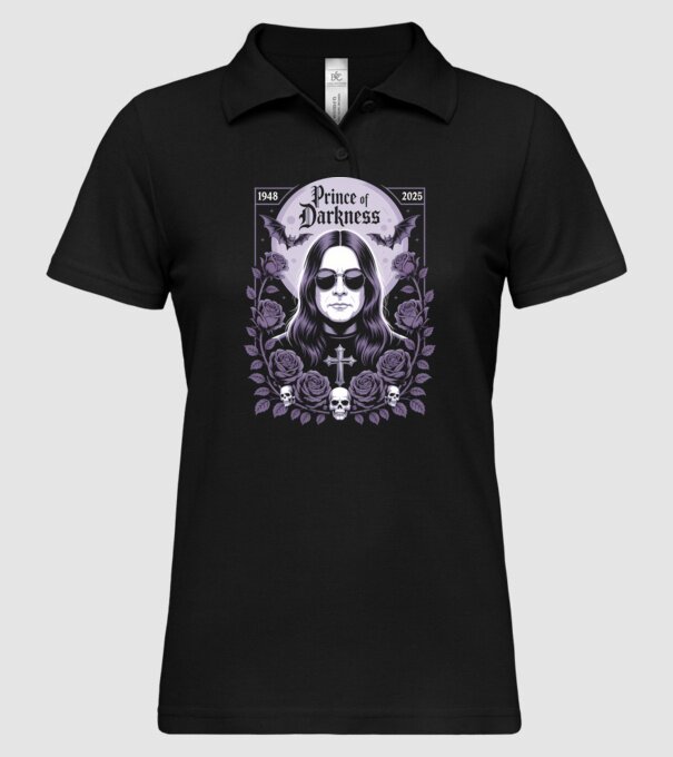 Prince of Darkness model negru pe tricou