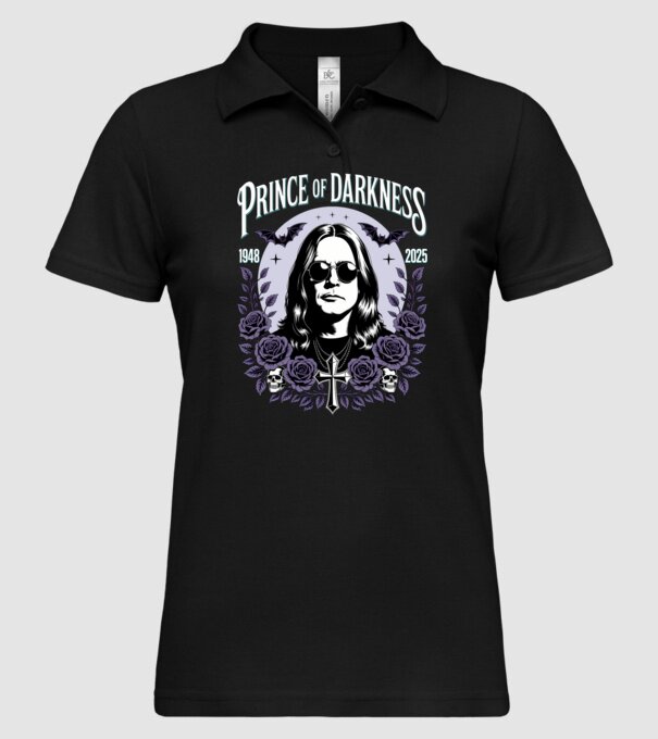 Prince of Darkness model negru pe tricou