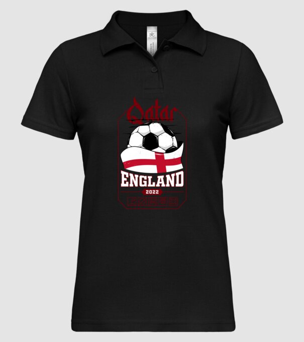Qatar teams England model negru pe tricou