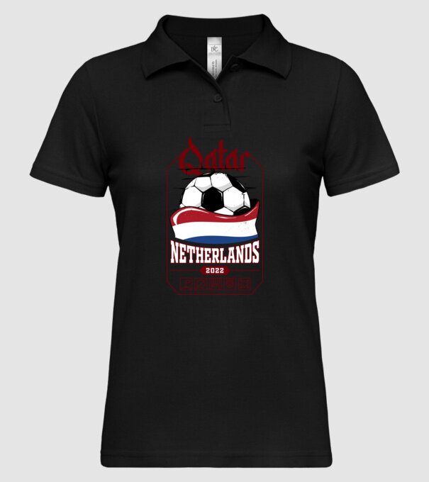 Qatar teams Netherlands model negru pe tricou