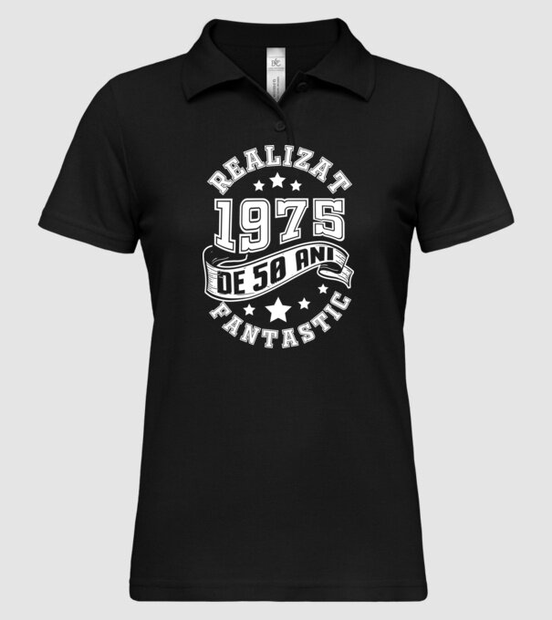 Realizat de fantastic - 1975 model negru pe tricou