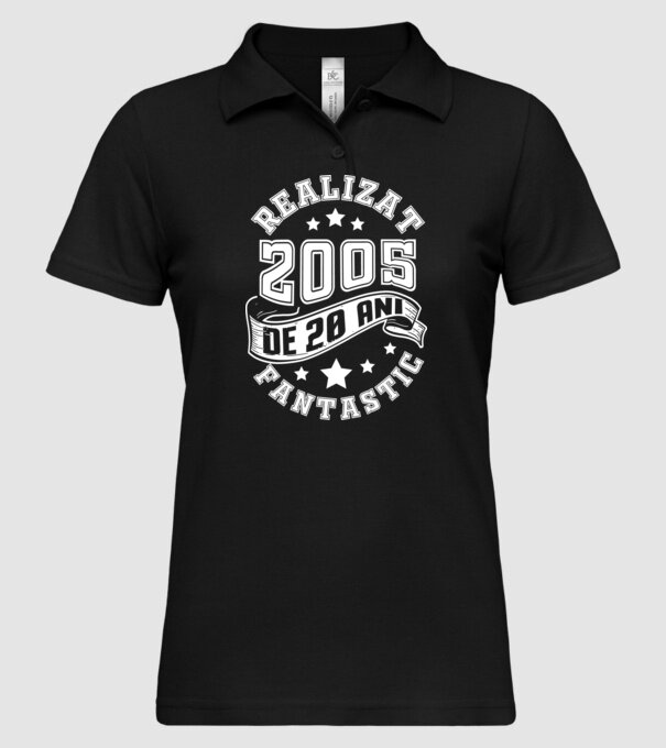 Realizat de fantastic - 2005 model negru pe tricou