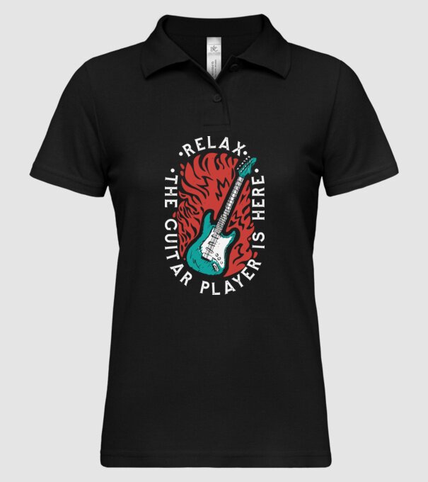 Relax model negru pe tricou