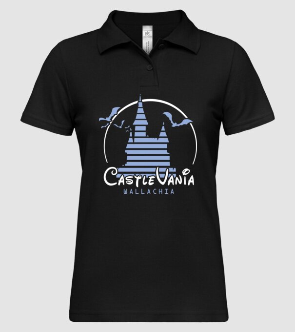 România CastleVania model negru pe tricou