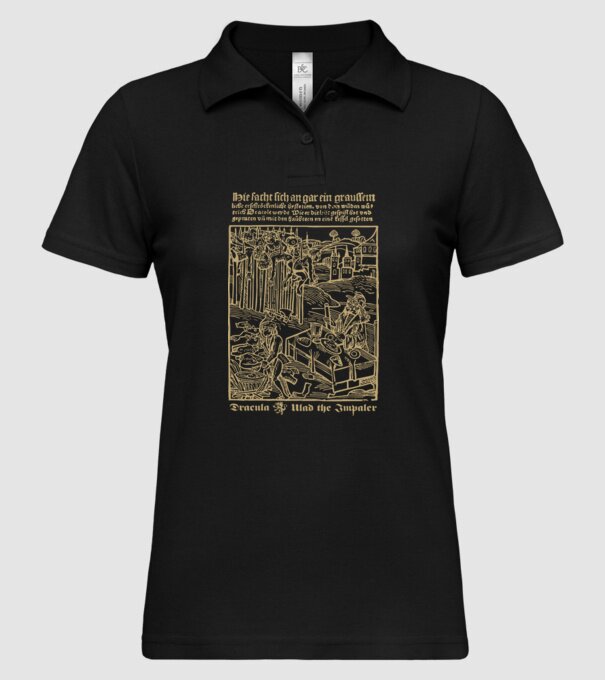 România Dracula model negru pe tricou