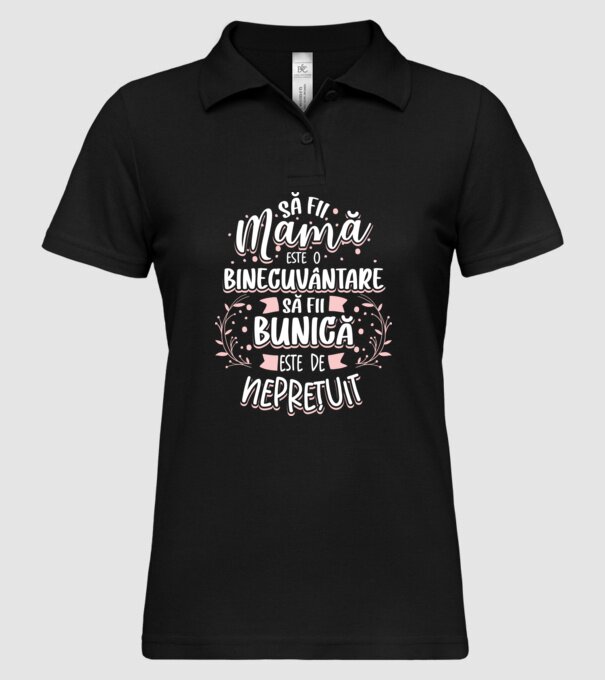 Să fii bunică este neprețuit model negru pe tricou