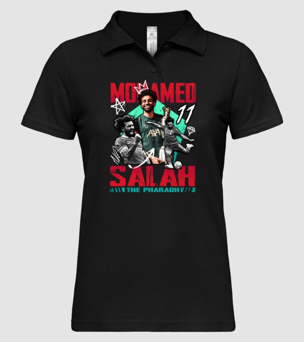 Salah tribute model negru pe tricou