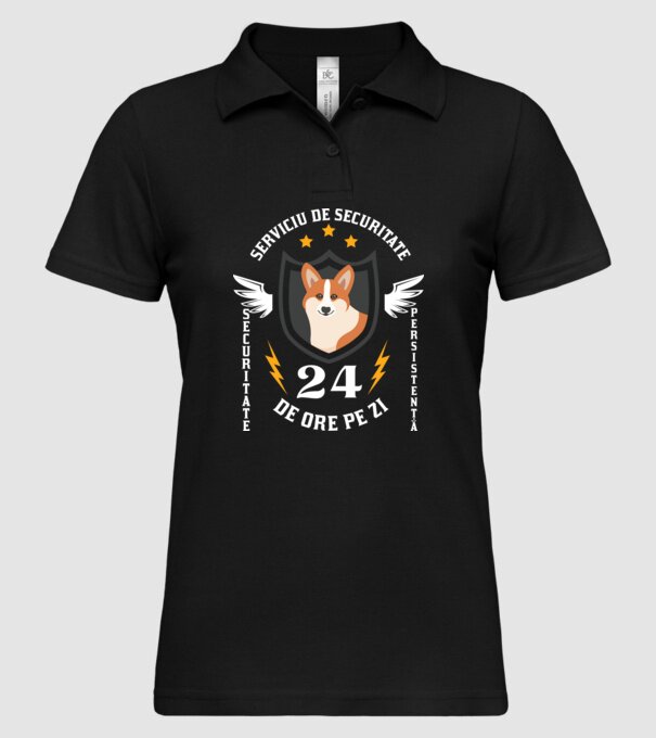 serviciu de securitate - securitate - persistență - 24 de ore pe zi model negru pe tricou