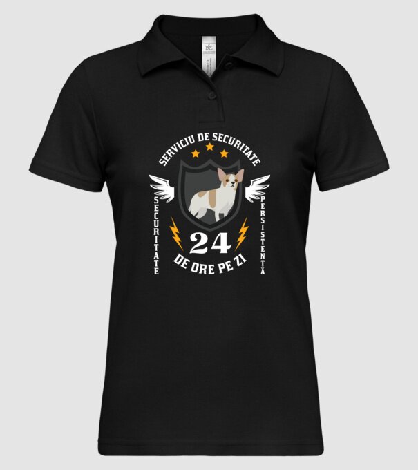 serviciu de securitate - securitate - persistență - 24 de ore pe zi model negru pe tricou