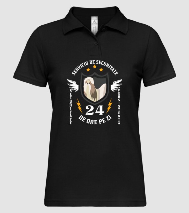 serviciu de securitate - securitate - persistență - 24 de ore pe zi model negru pe tricou