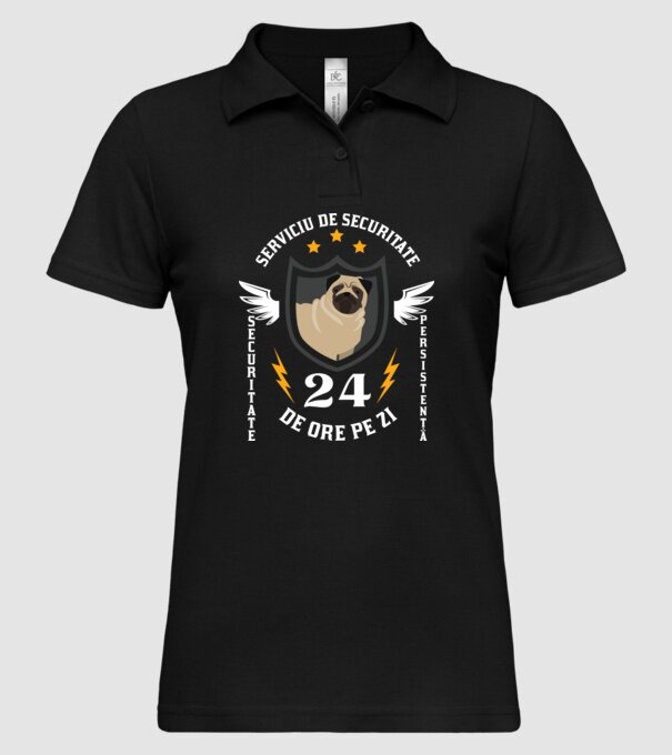 serviciu de securitate - securitate - persistență - 24 de ore pe zi model negru pe tricou