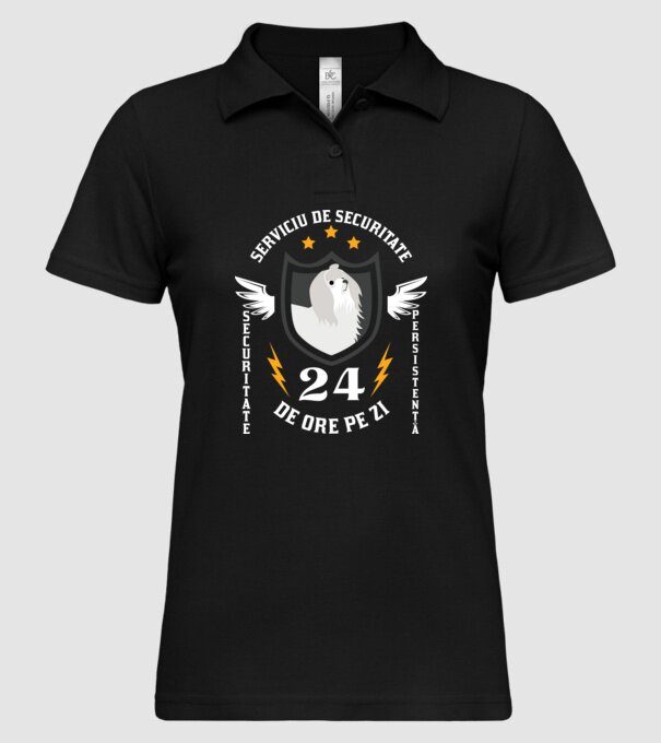 serviciu de securitate - securitate - persistență - 24 de ore pe zi model negru pe tricou