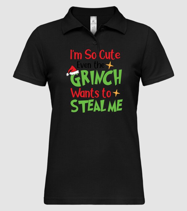 So cute Grinch model negru pe tricou