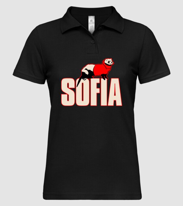 sofia la casa de papel model negru pe tricou